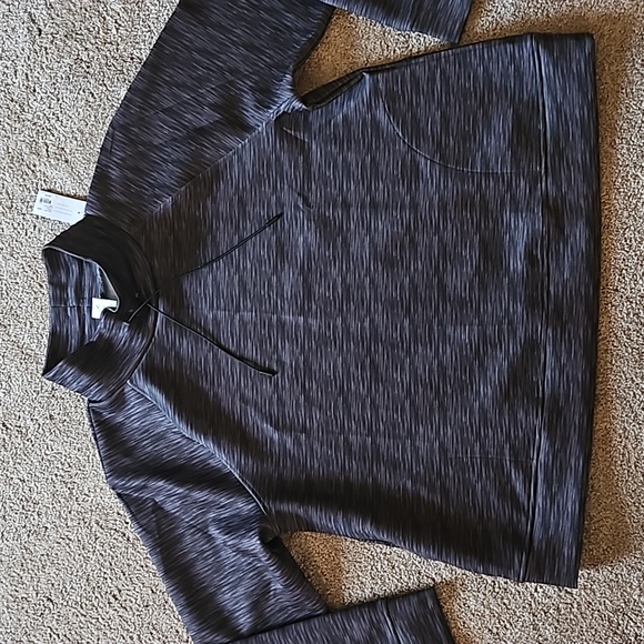 NWT gray activewear sweater - Picture 2 of 7